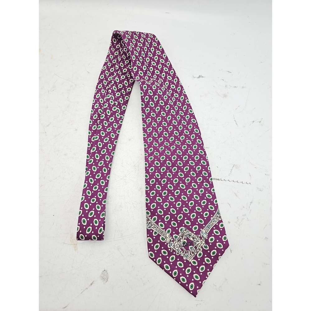 Gianfranco Ferre Italian Silk Geometric Tie